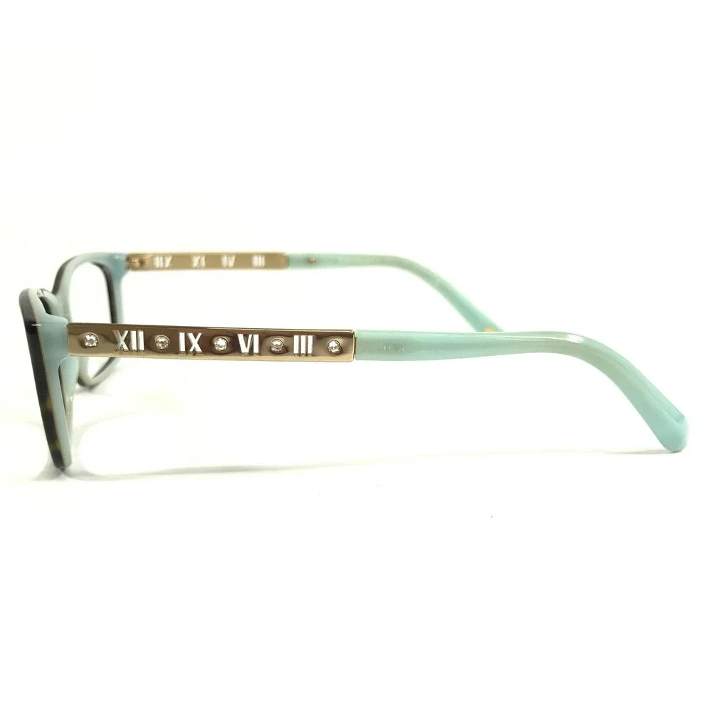 Tiffany & Co. Eyeglasses Frames TF2103-B 8134 Tortoise Blue Rectangle 53-16-140